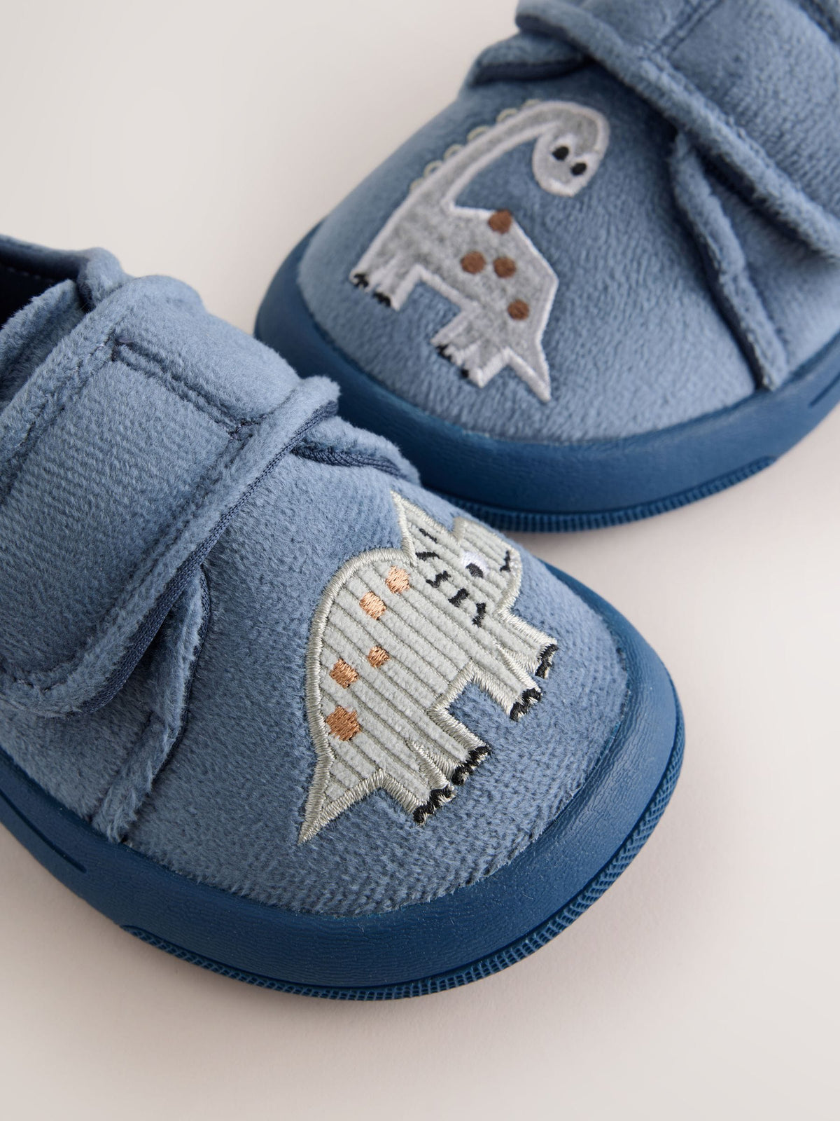 Dsiney Kidz - Blue Dino Barefoot Touch Fastening Cupsole Slippers image 5