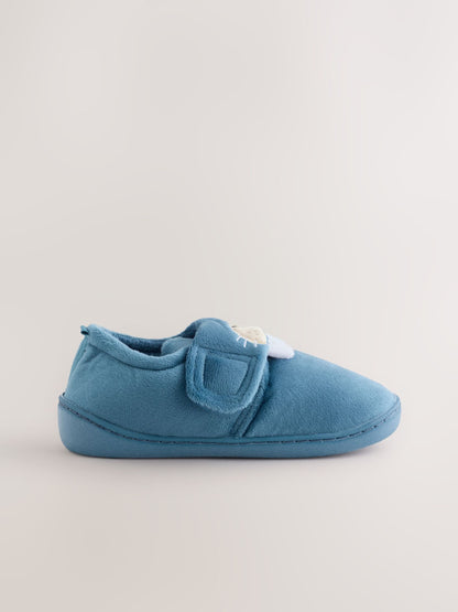 Dsiney Kidz - Blue Walrus Touch Fastening Cupsole Slippers image 3
