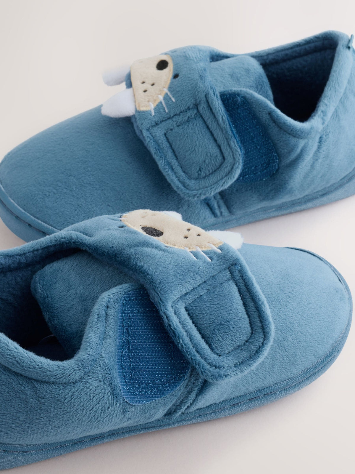 Dsiney Kidz - Blue Walrus Touch Fastening Cupsole Slippers image 4