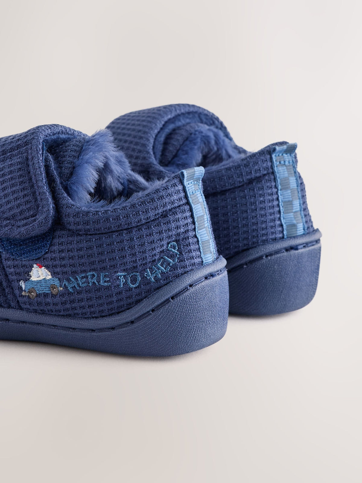 Dsiney Kidz - Navy Transport Touch Fastening Cupsole Slippers image 4