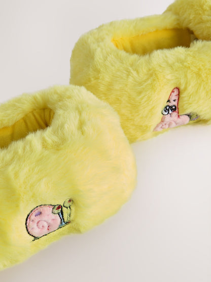 Dsiney Kidz - Yellow Spongebob Novelty Slippers image 3