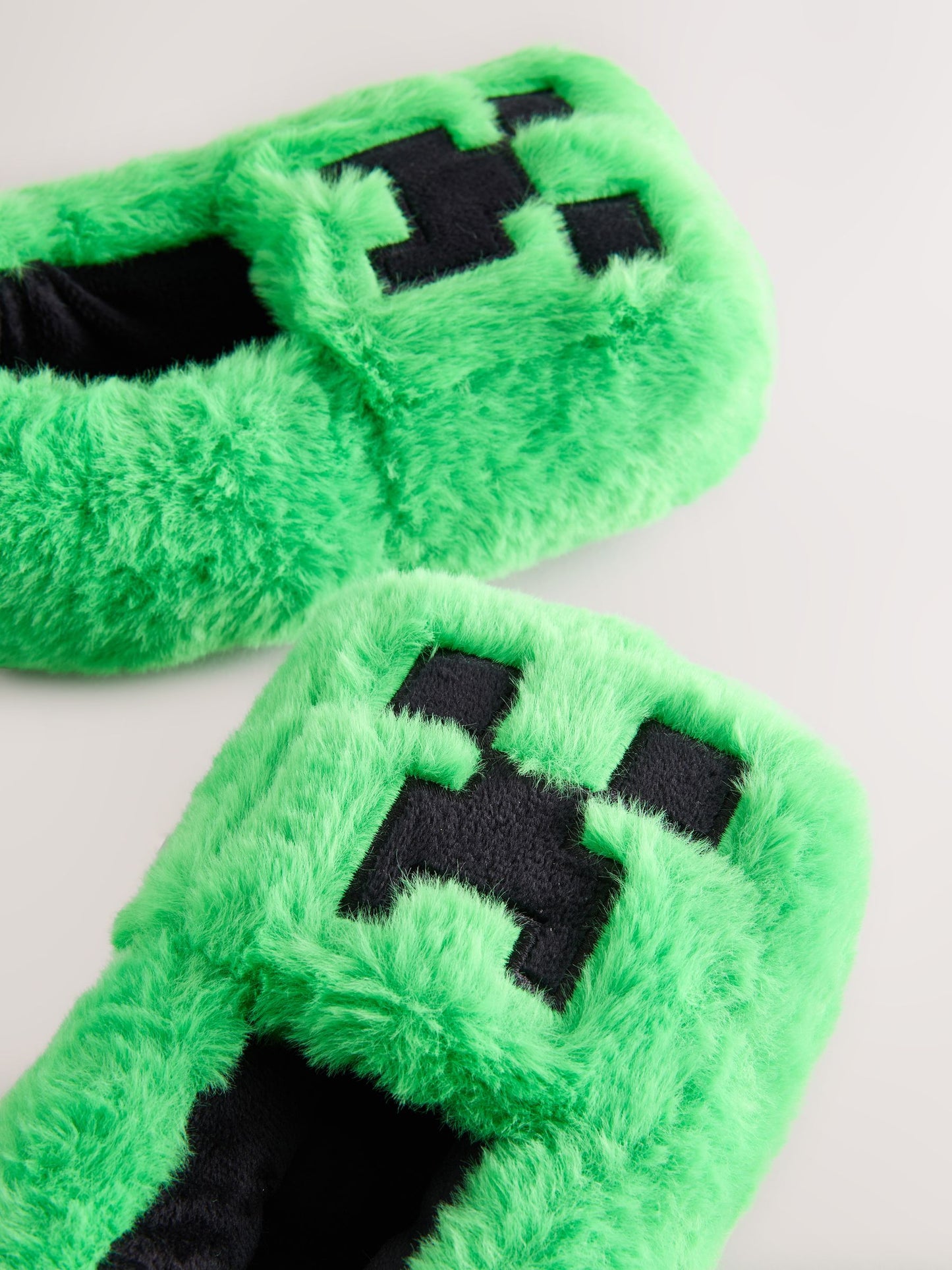 Green Minecraft Novelty Slippers image 3