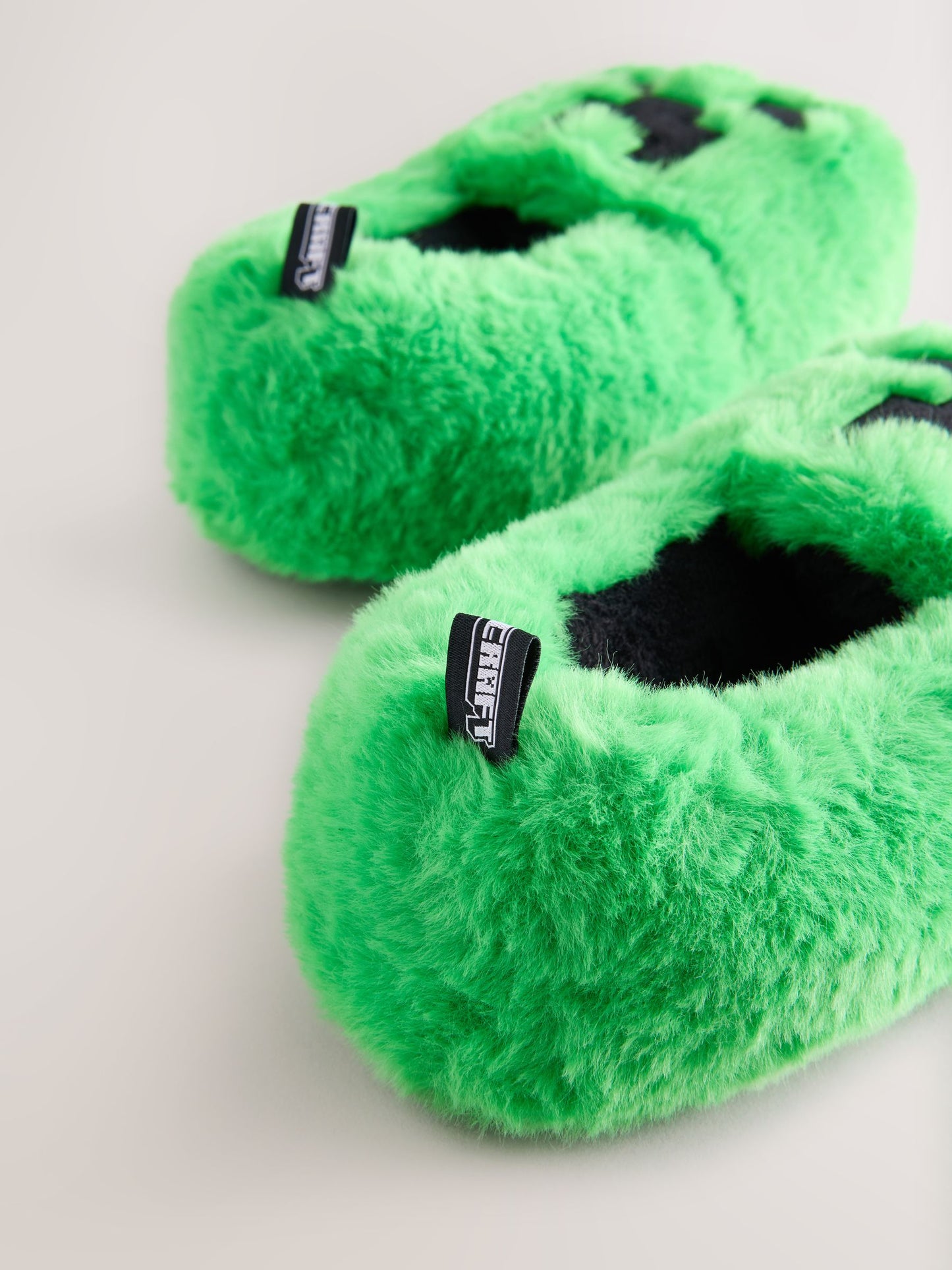 Green Minecraft Novelty Slippers image 4