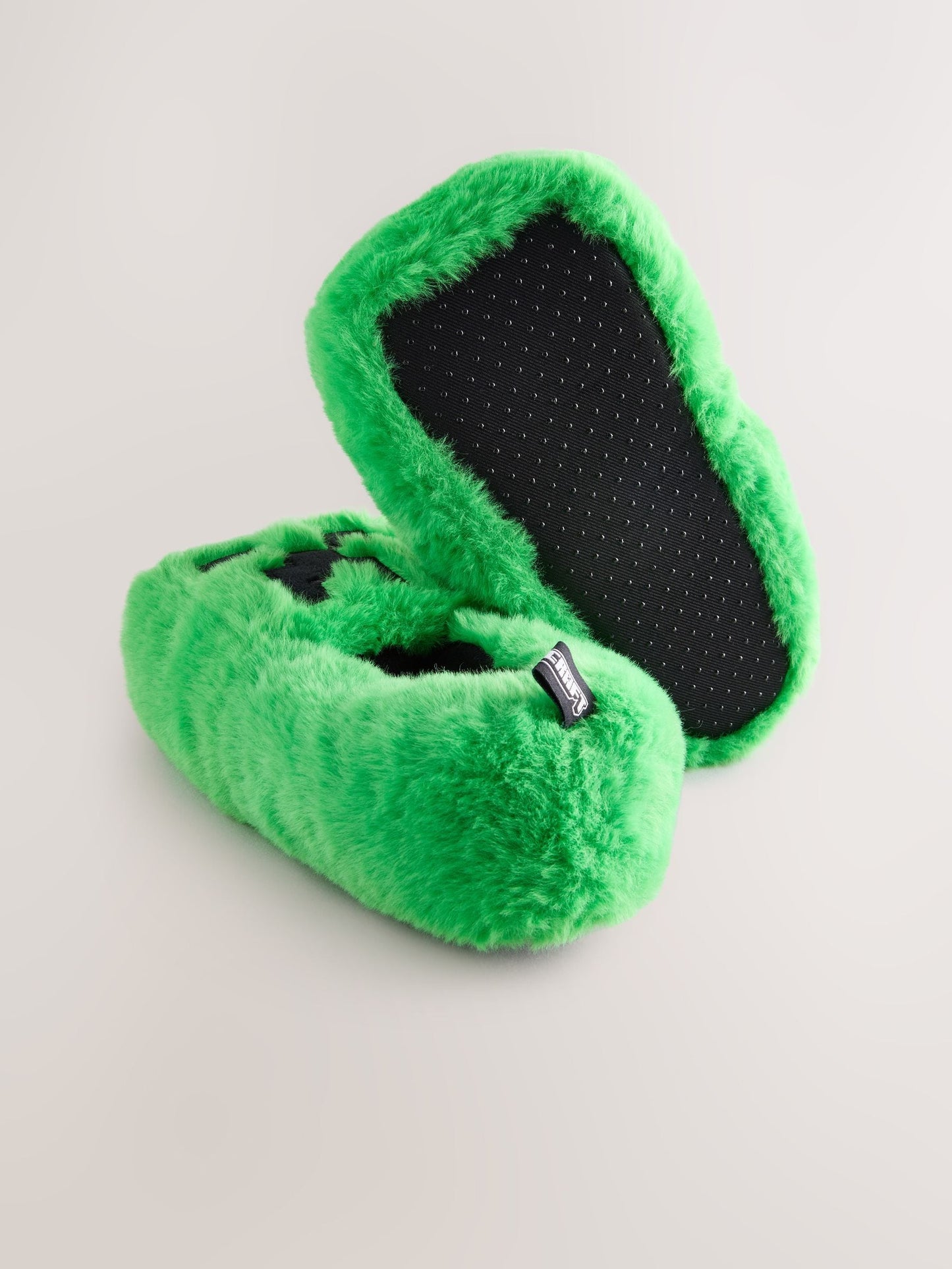 Green Minecraft Novelty Slippers image 5