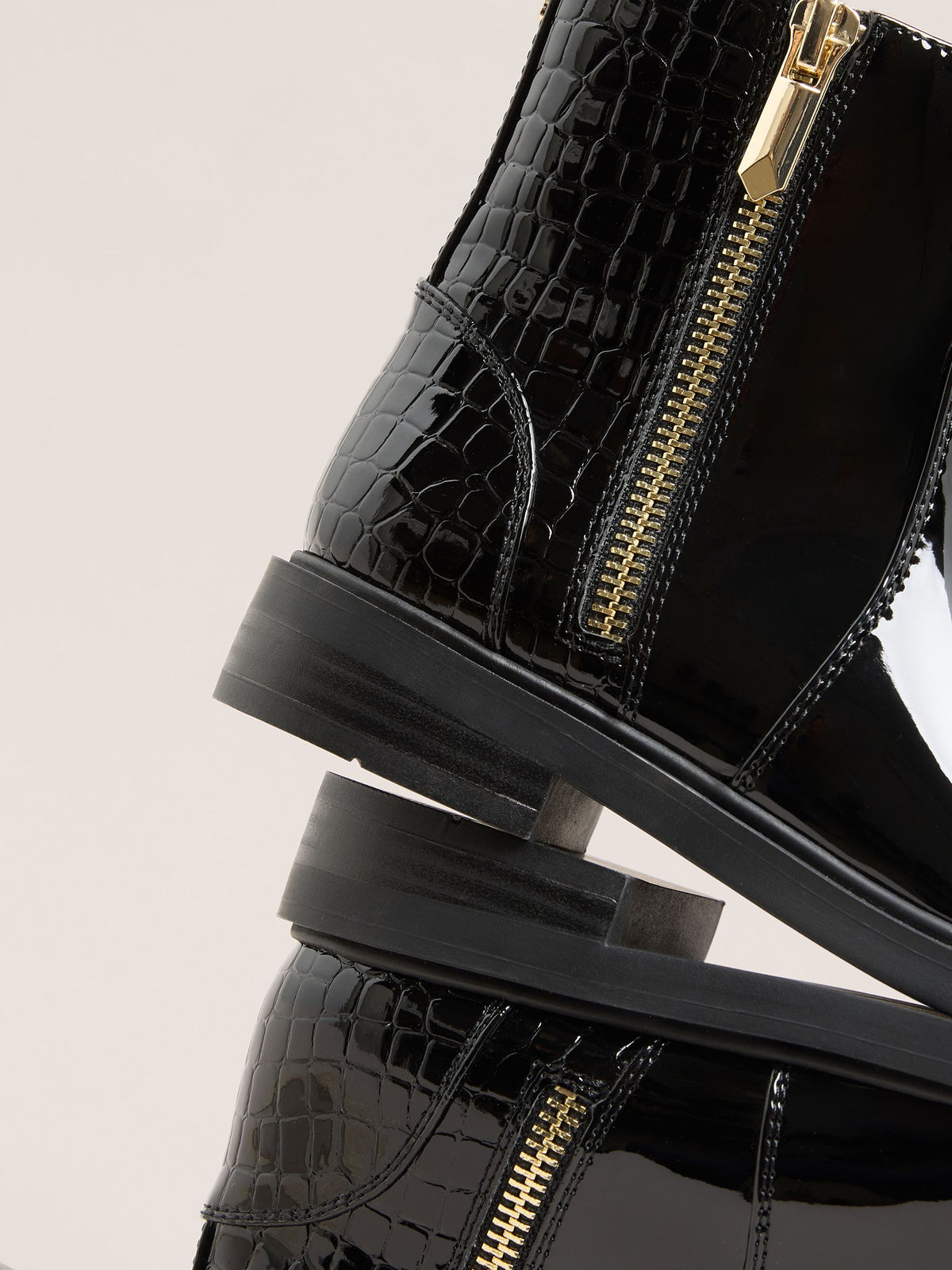 Dsiney Kidz - Lipsy Black Patent Boots image 3