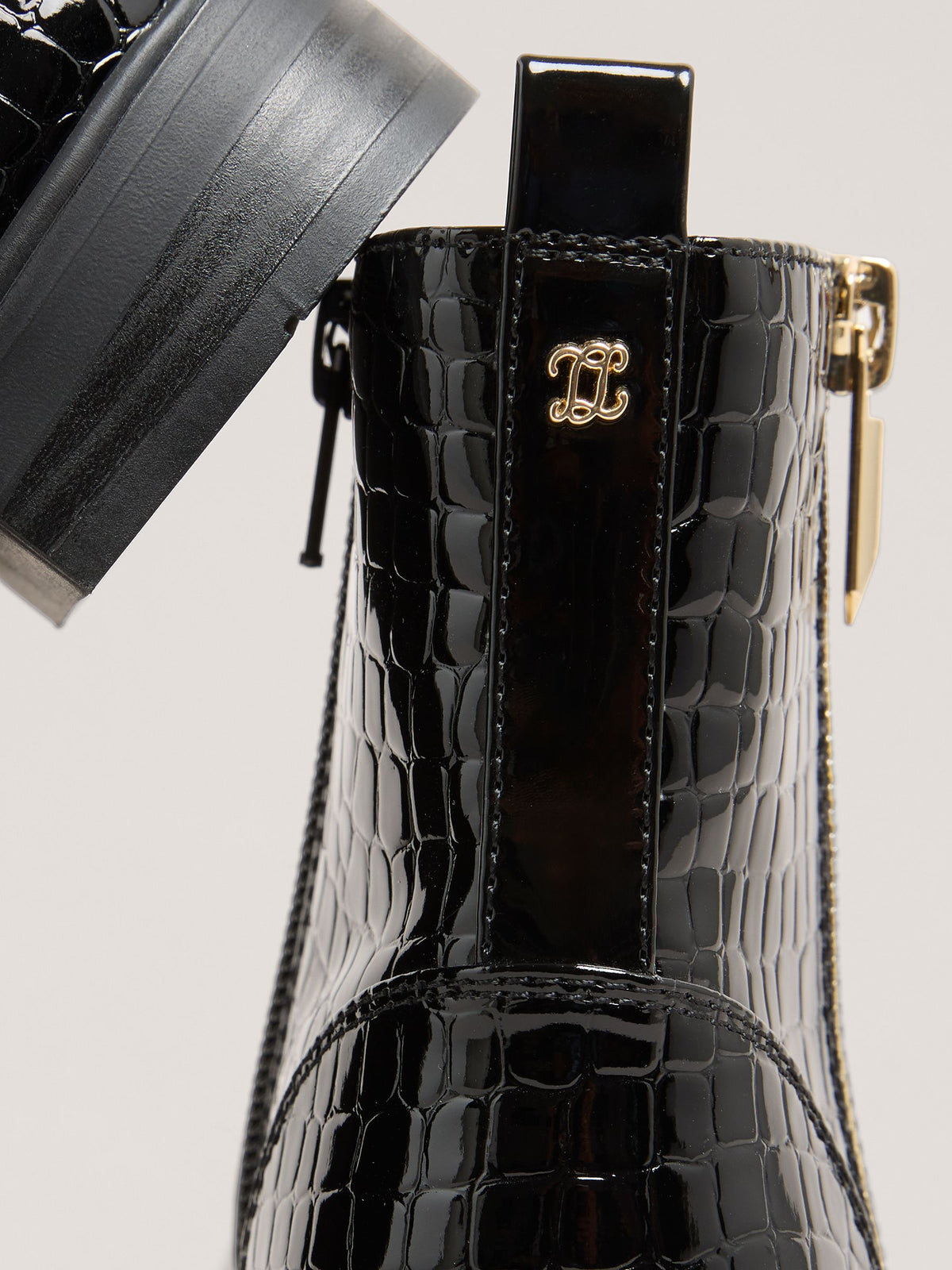 Dsiney Kidz - Lipsy Black Patent Boots image 4