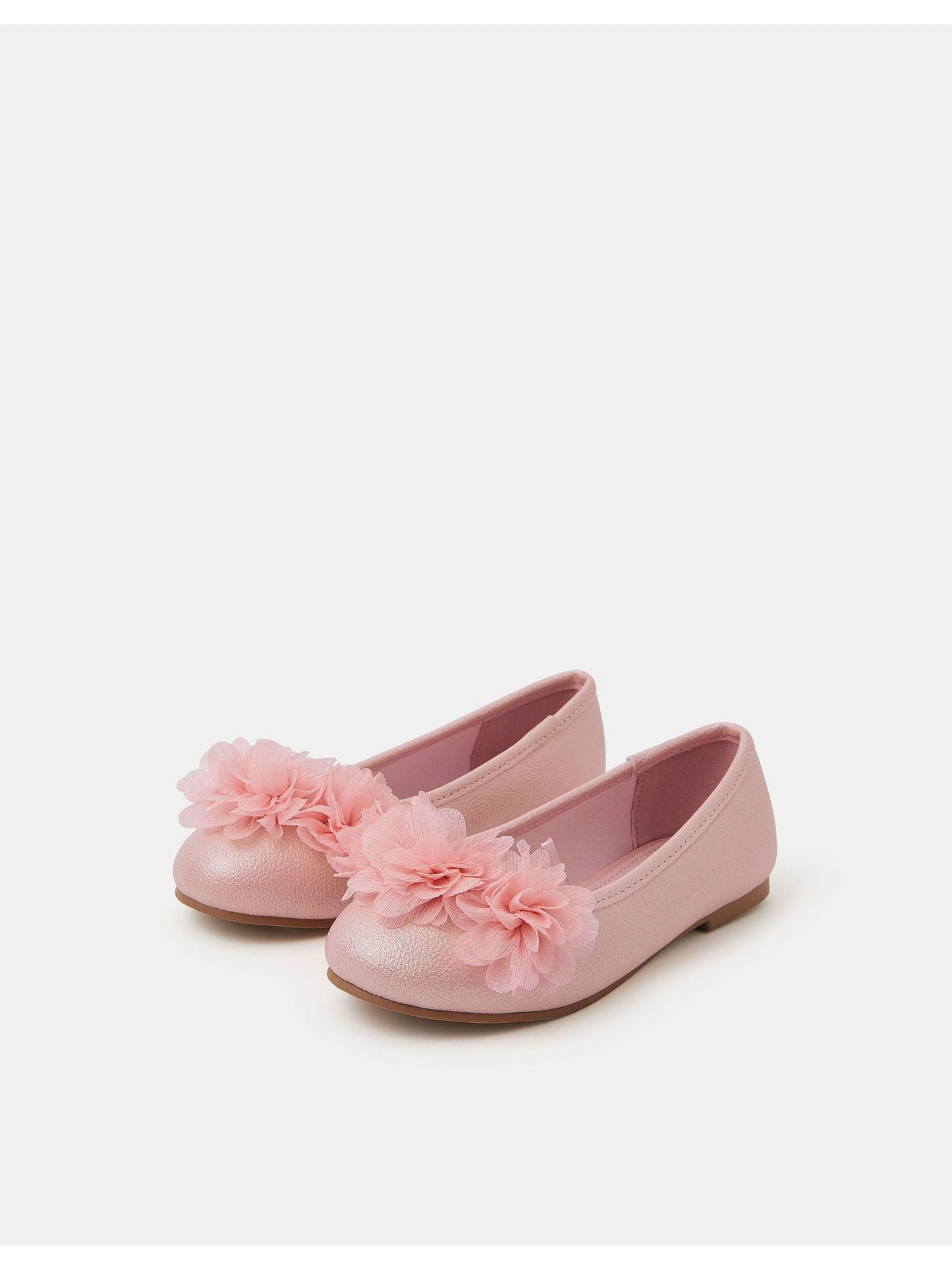 Angels By Accessorize Pink Corsage Flower Ballet Flats image 1