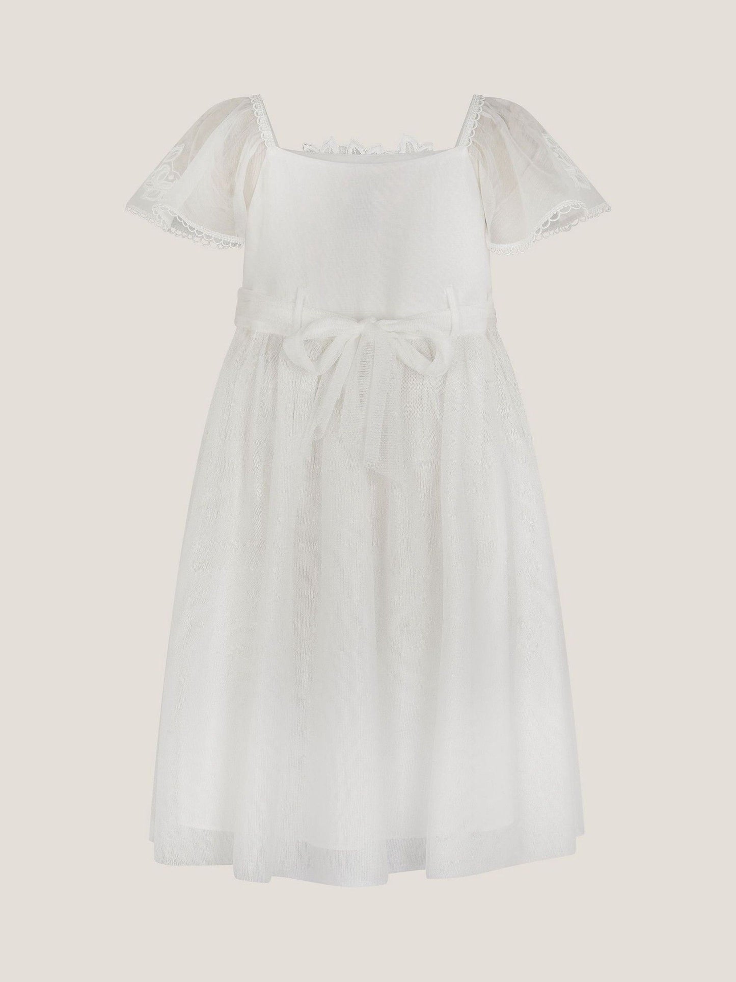 Monsoon Cream Floella Floral Lace Maxi Dress image 3