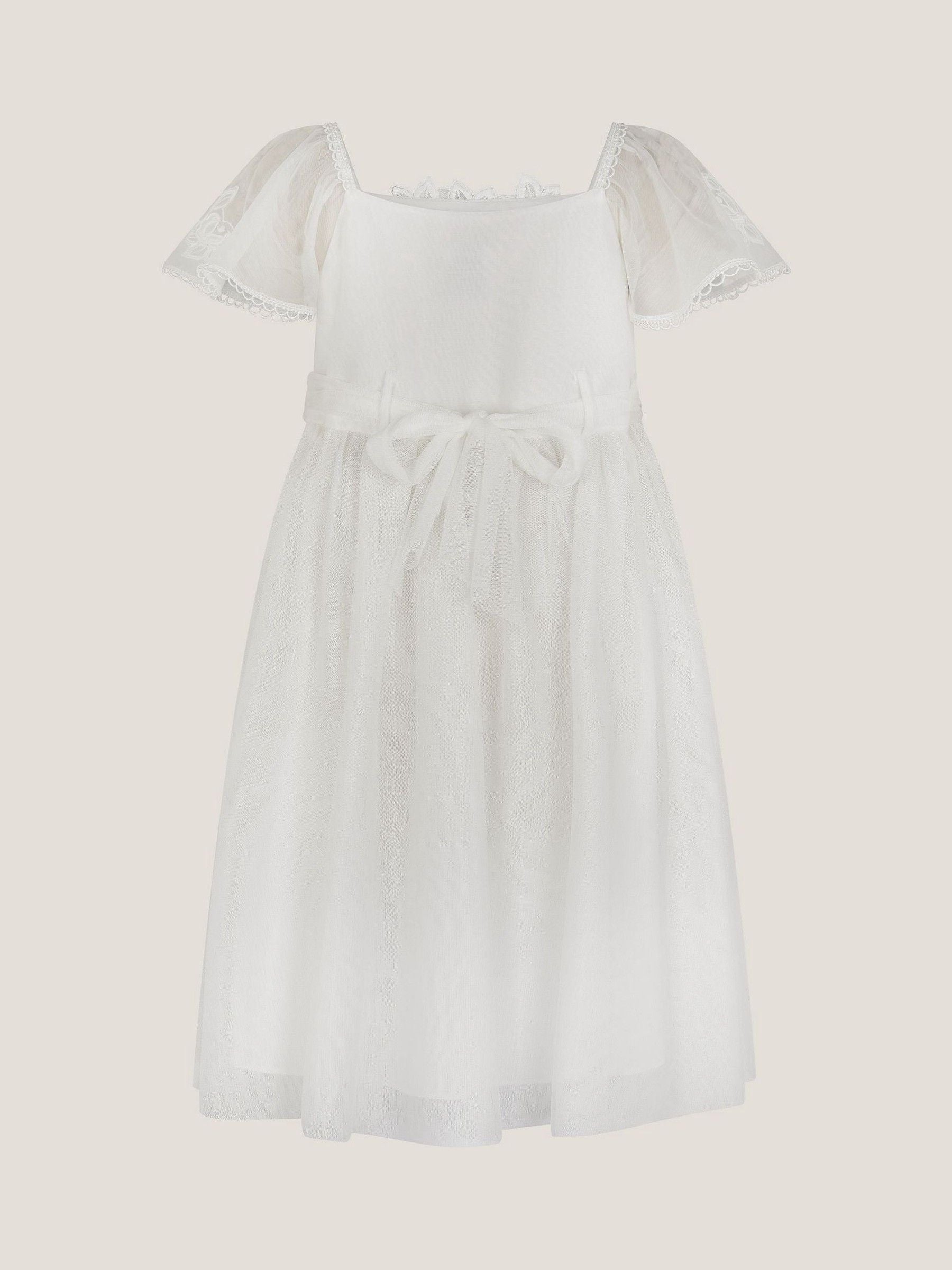Monsoon Cream Floella Floral Lace Maxi Dress image 3