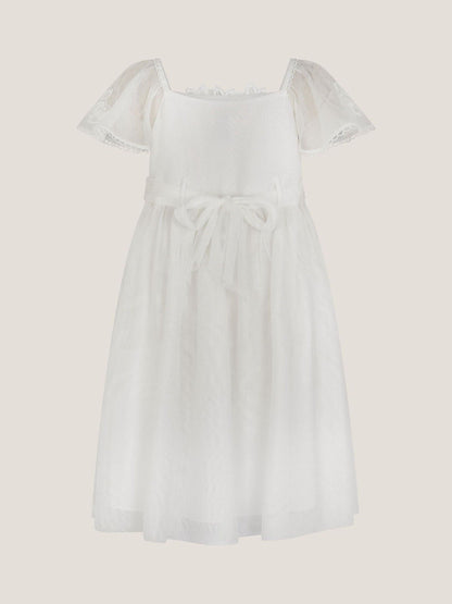 Monsoon Cream Floella Floral Lace Maxi Dress image 3