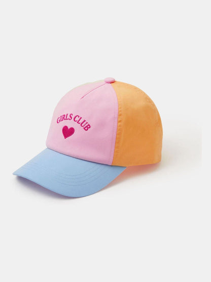 Angels By Accessorize Pink Club Colourblock Baseball Cap image 1