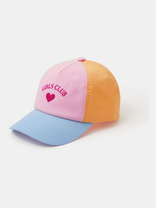 Angels By Accessorize Pink Club Colourblock Baseball Cap image 1