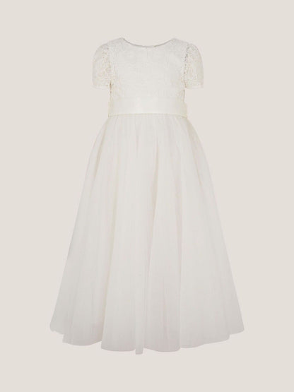 Monsoon Cream Anya Tulle Maxi Dress image 2