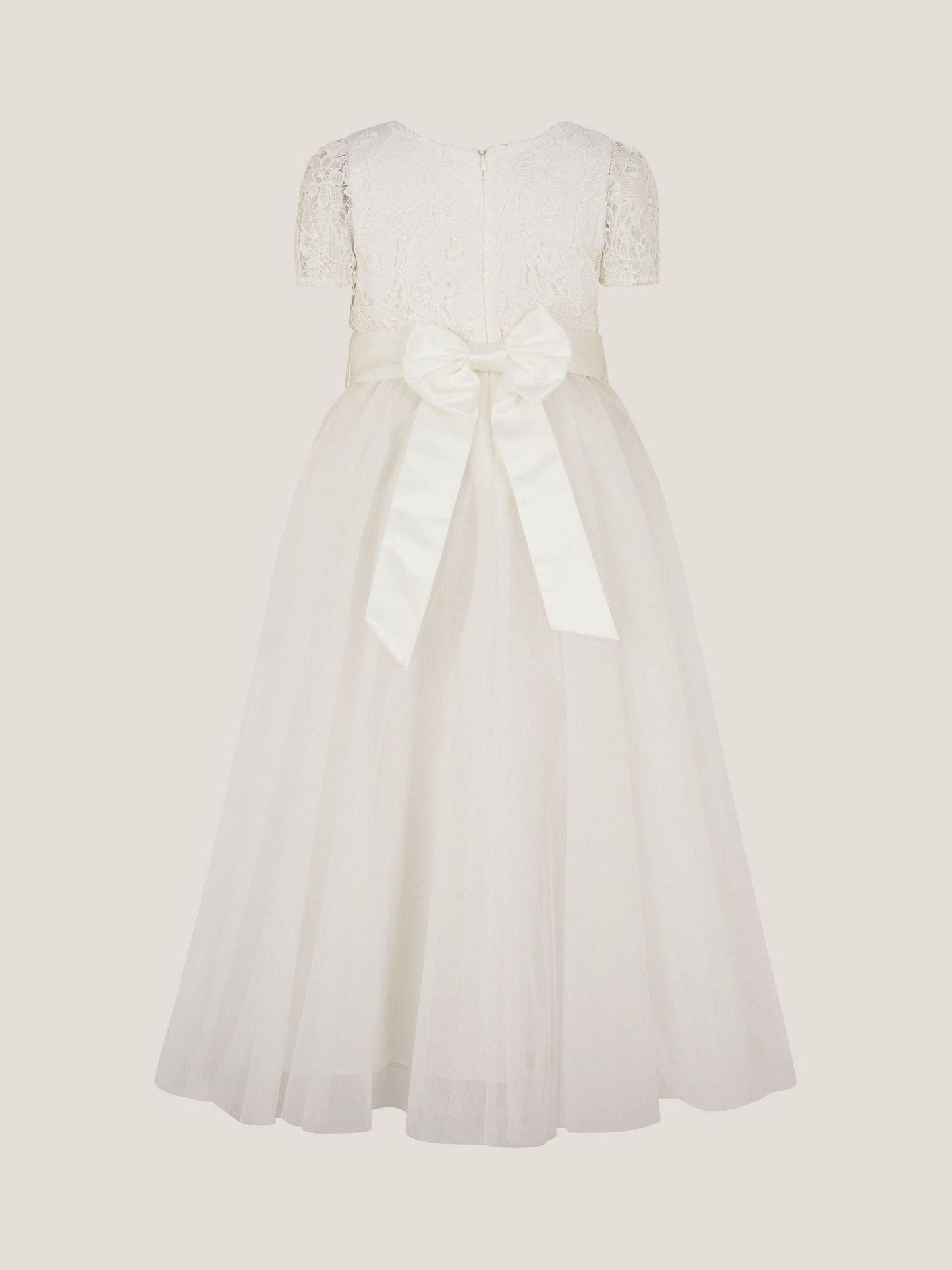 Monsoon Cream Anya Tulle Maxi Dress image 3