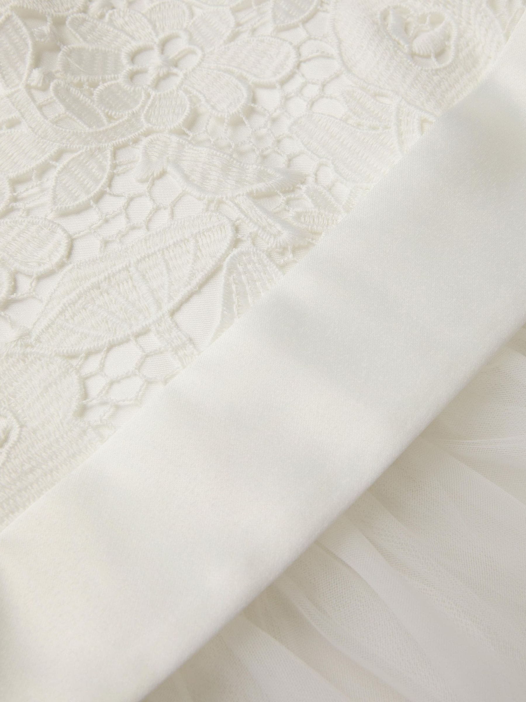 Monsoon Cream Anya Tulle Maxi Dress image 4