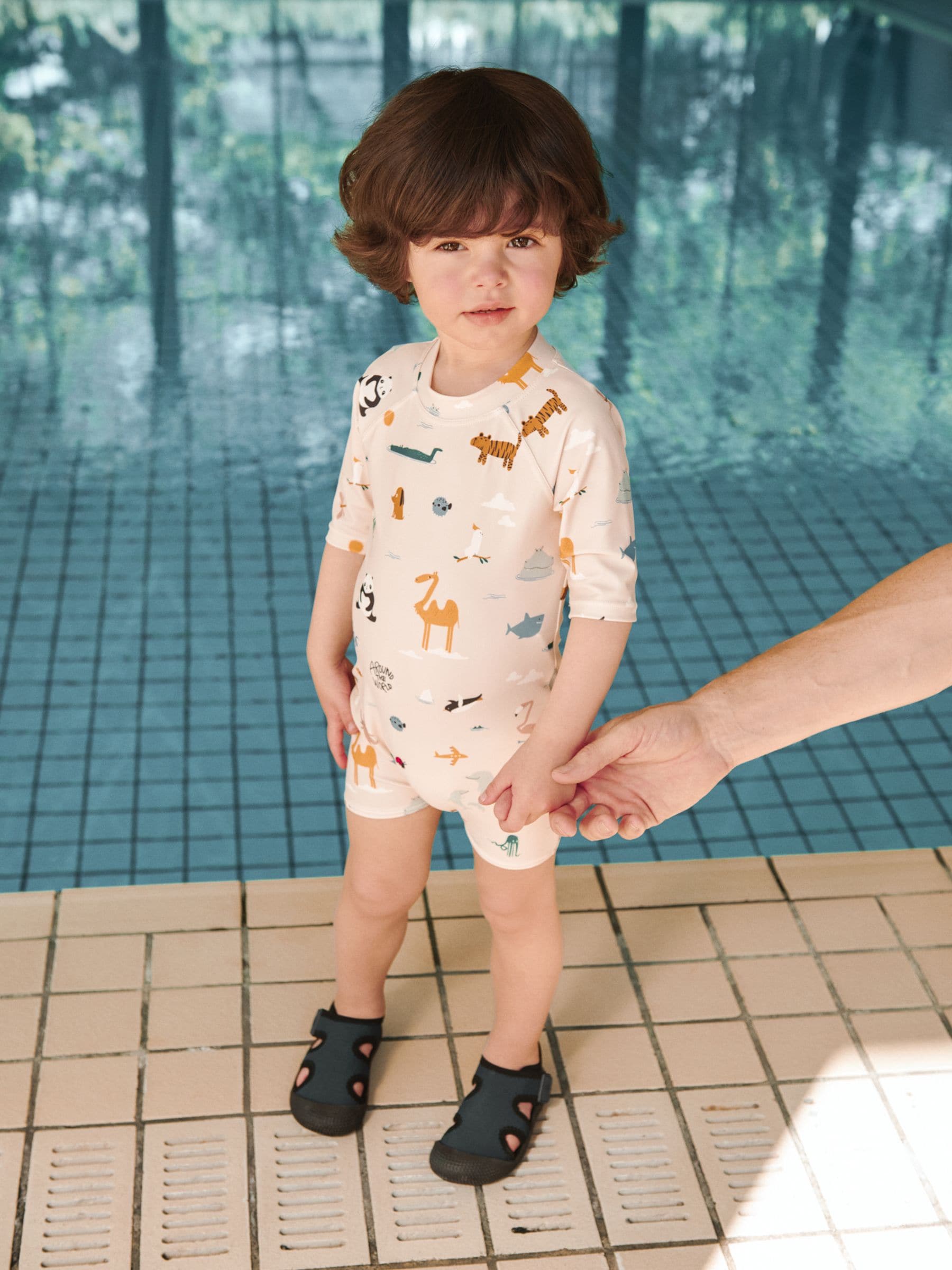 Liewood Cream Thor Baby Swimsuit image 1