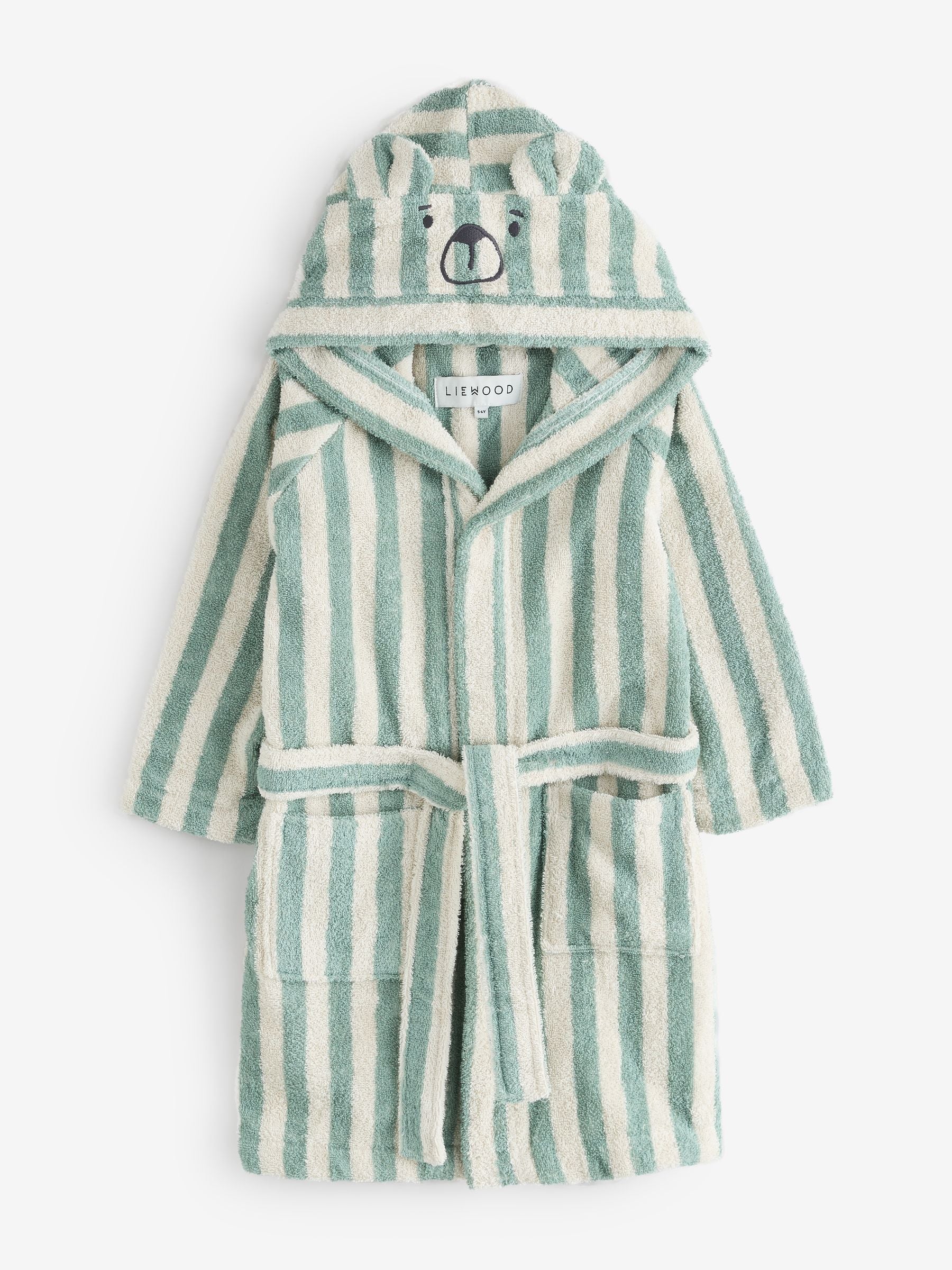 Liewood Peppermint/Cream Lily Bathrobe image 1