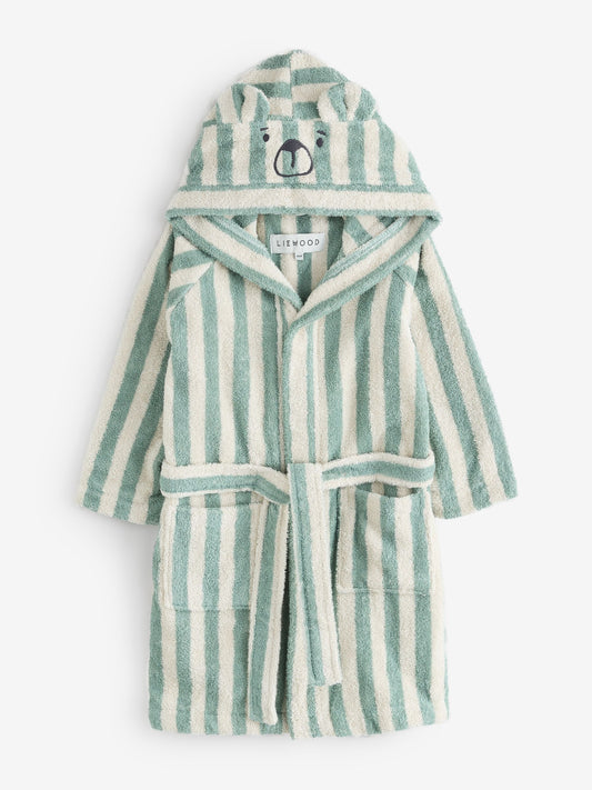 Liewood Peppermint/Cream Lily Bathrobe image 1