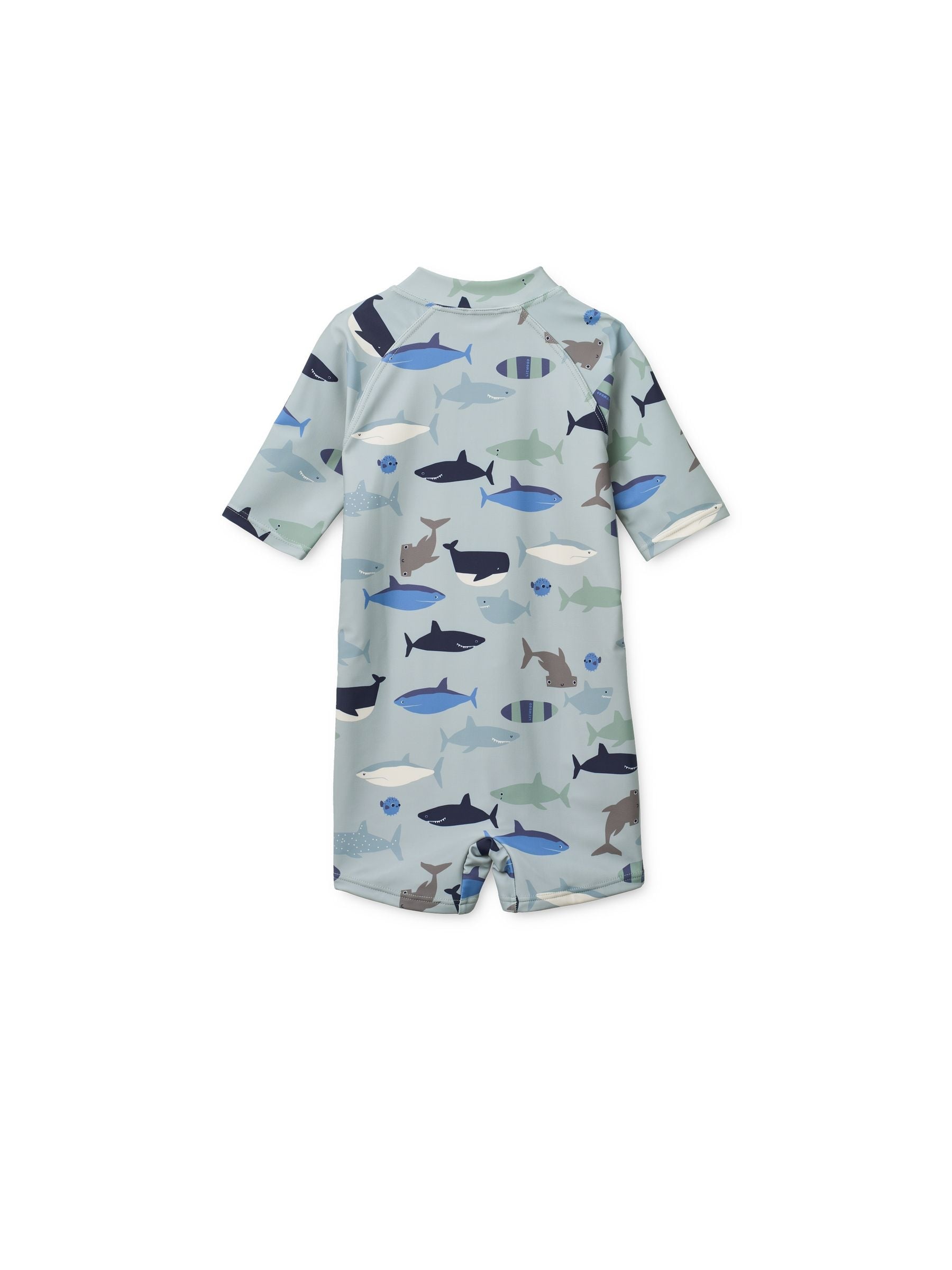 Liewood Blue Max Printed Shortsleeve Swimsuit image 2