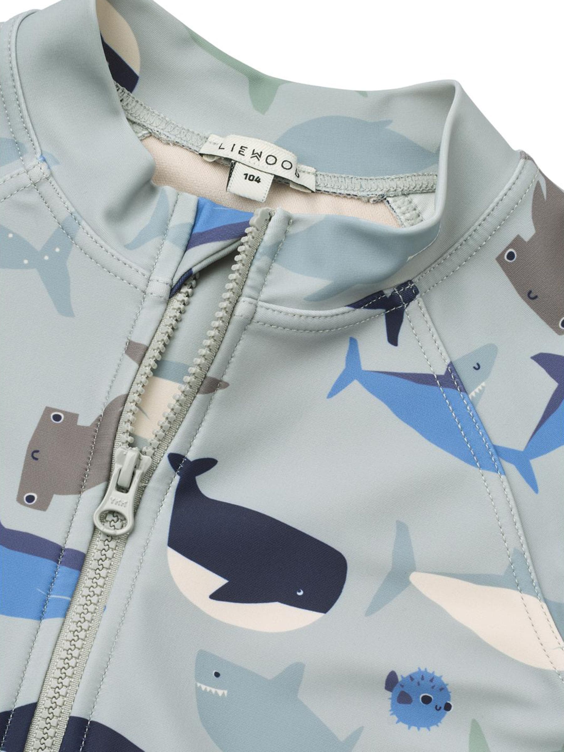 Liewood Blue Max Printed Shortsleeve Swimsuit image 3
