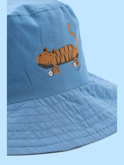 Liewood Blue Damon Reversible Bucket Hat image 3