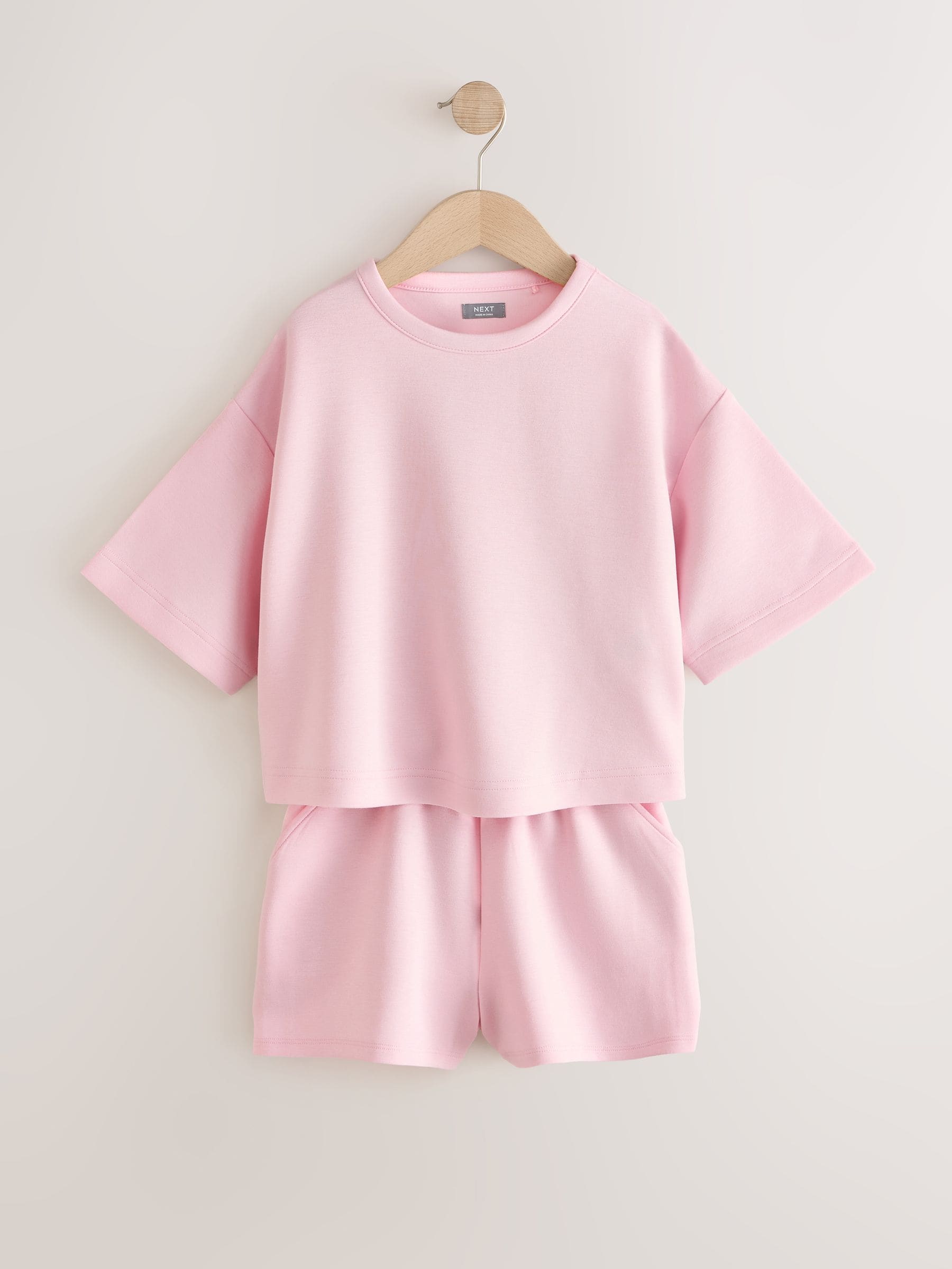Dsiney Kidz - Light Pink Supersoft T-Shirt and Shorts Set (3-16yrs) image 5