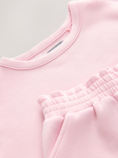 Dsiney Kidz - Light Pink Supersoft T-Shirt and Shorts Set (3-16yrs) image 8