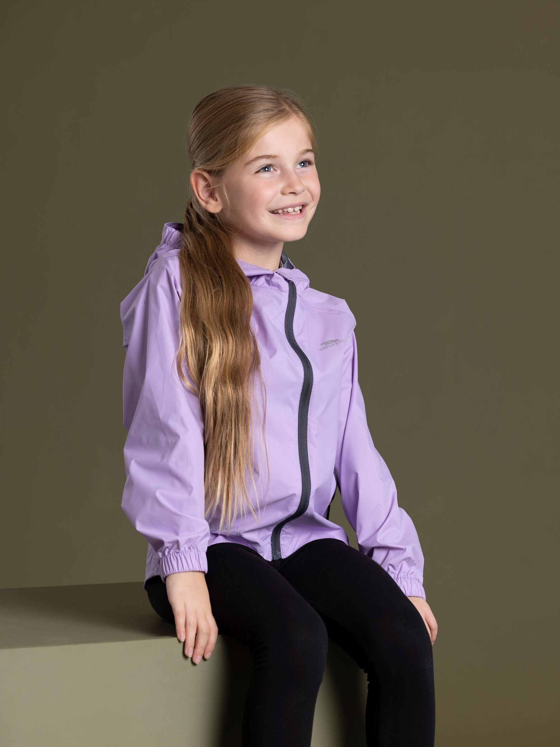 Dsiney Kidz - Trespass Purple Qikpac X Packaway Jacket image 4