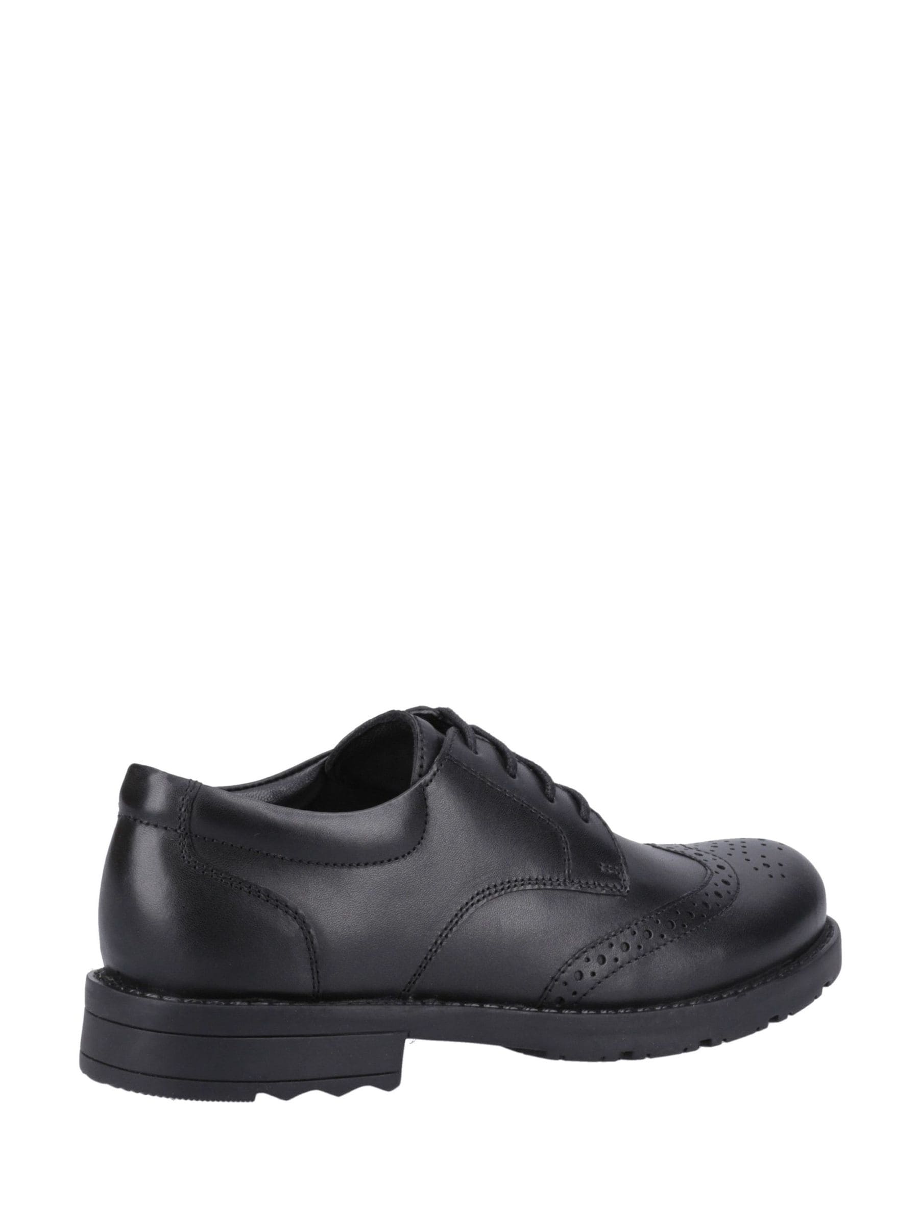 Hush Puppies Black Brian Junior Shoes image 4