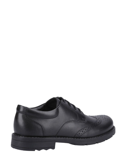 Hush Puppies Black Brian Junior Shoes image 4