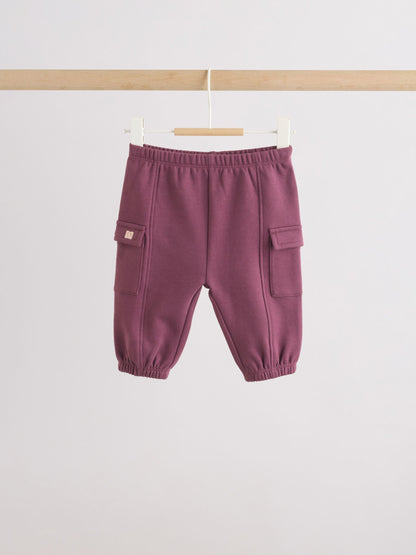 Burgundy Red Bear Baby Sweatshirt and Joggers Set (0mths-2yrs) image 3