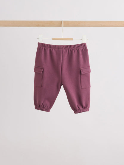 Burgundy Red Bear Baby Sweatshirt and Joggers Set (0mths-2yrs) image 6