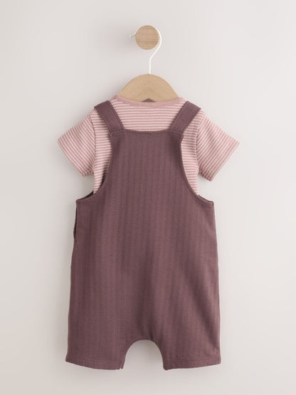 Brown Bear Jersey Dungarees and Bodysuit Baby Set (0mths-2yrs) image 5