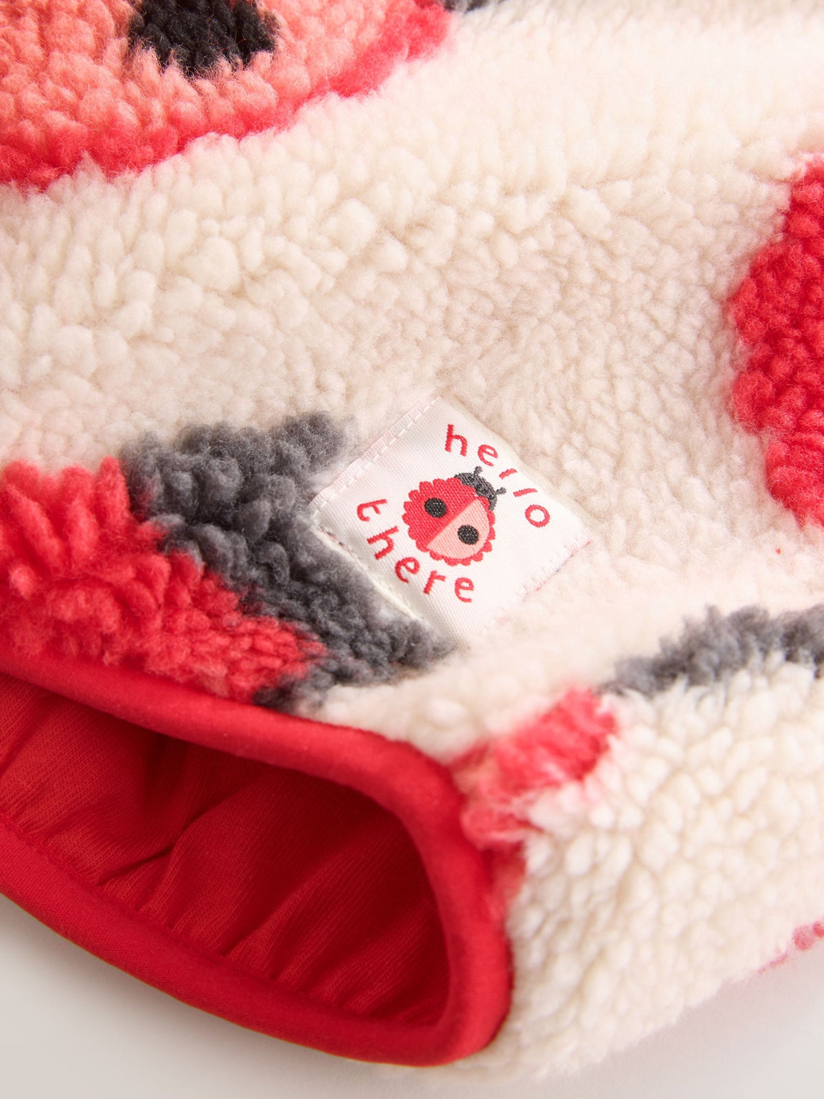 Dsiney Kidz - Cream Ladybird Hooded Zip Through Fleece (3mths-7yrs) image 8