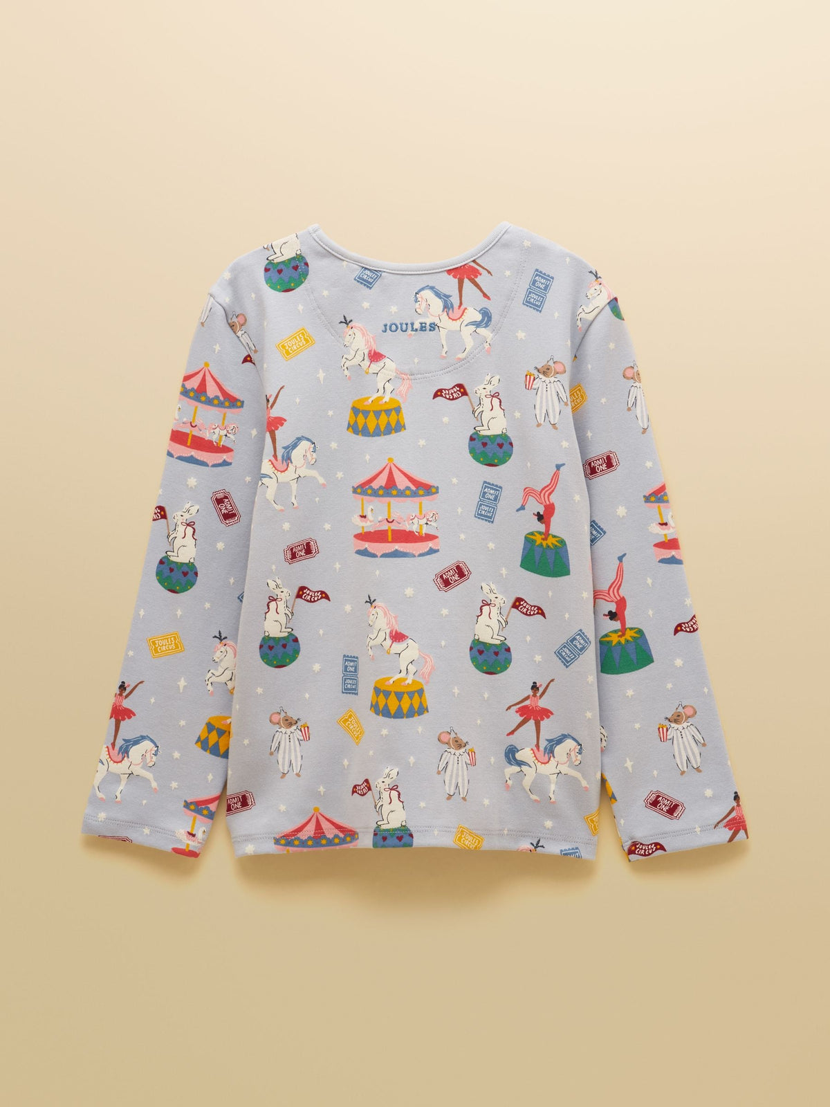 Joules Girls' Kipwell Blue Long Sleeve Pyjama Set - image 3