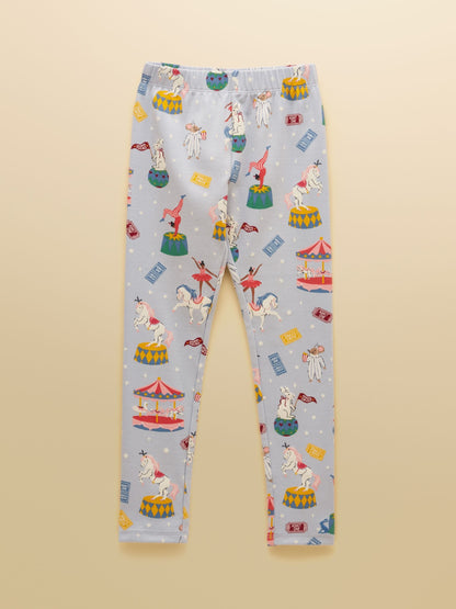 Joules Girls' Kipwell Blue Long Sleeve Pyjama Set - image 4
