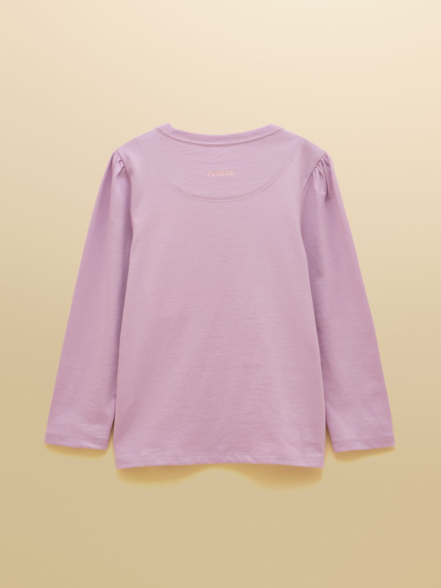 Dsiney Kidz - Joules Girls' Ava Lilac Purple Applique Long Sleeve Top image 2