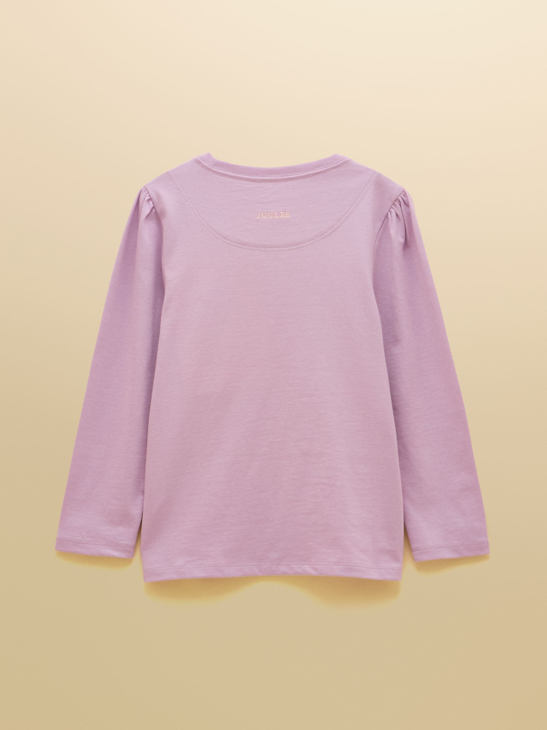 Dsiney Kidz - Joules Girls' Ava Lilac Purple Applique Long Sleeve Top image 2