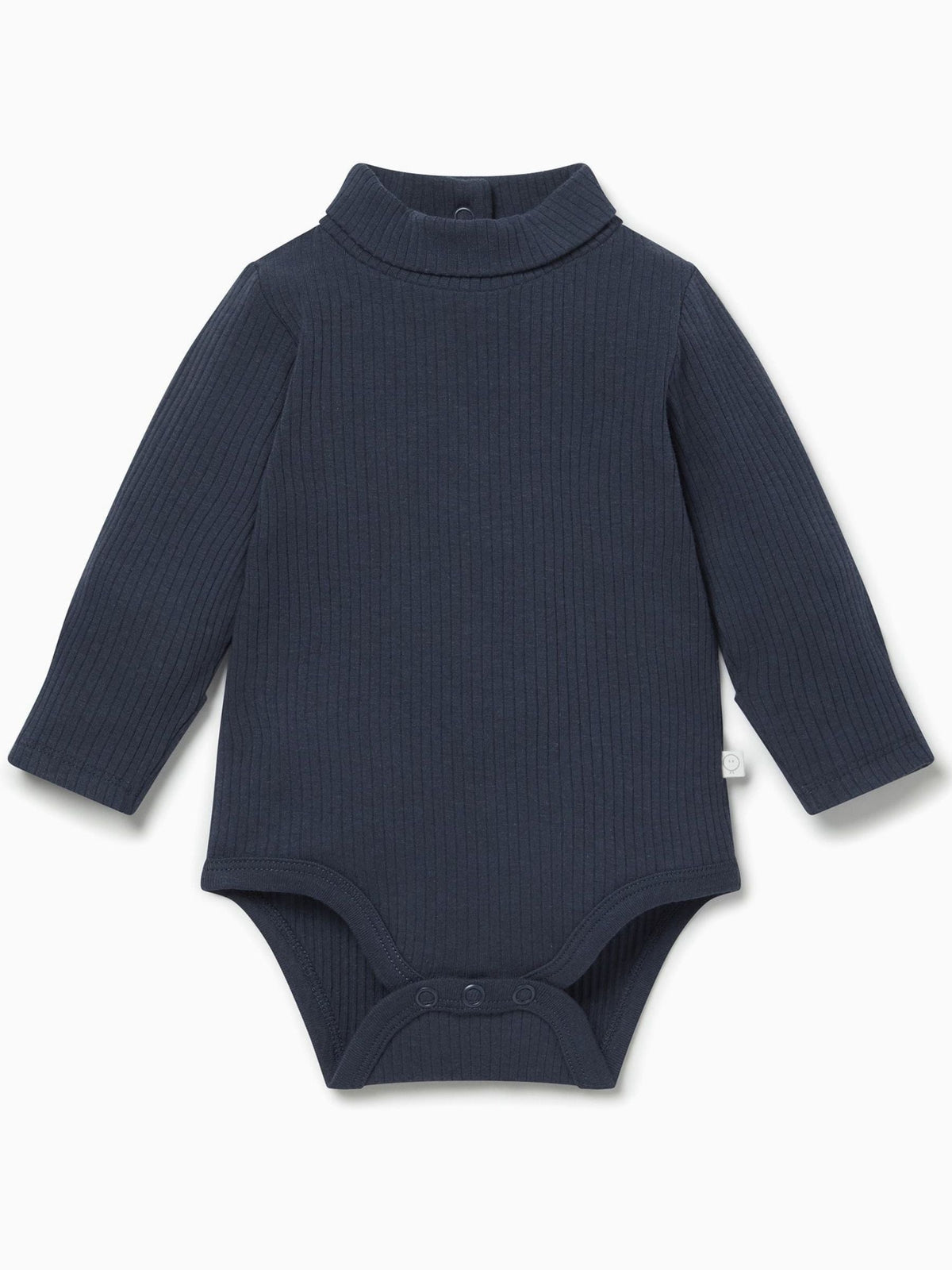 Dsiney Kidz - MORI Blue Ribbed Roll Neck Supersoft Bodysuit image 2