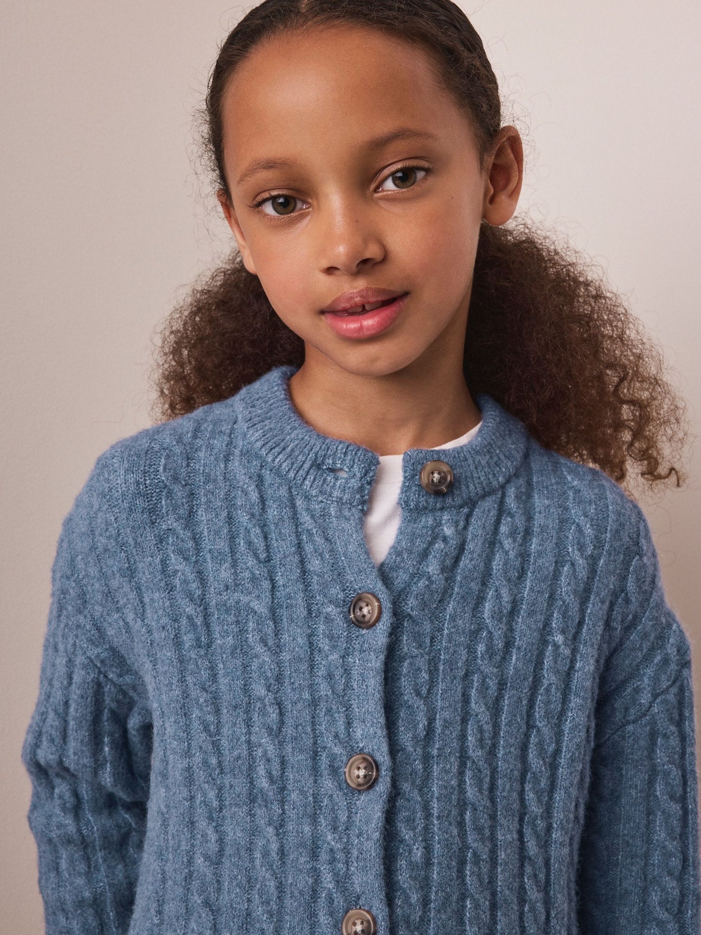 Dsiney Kidz - Blue Cable Cardigan (3-16yrs) image 2