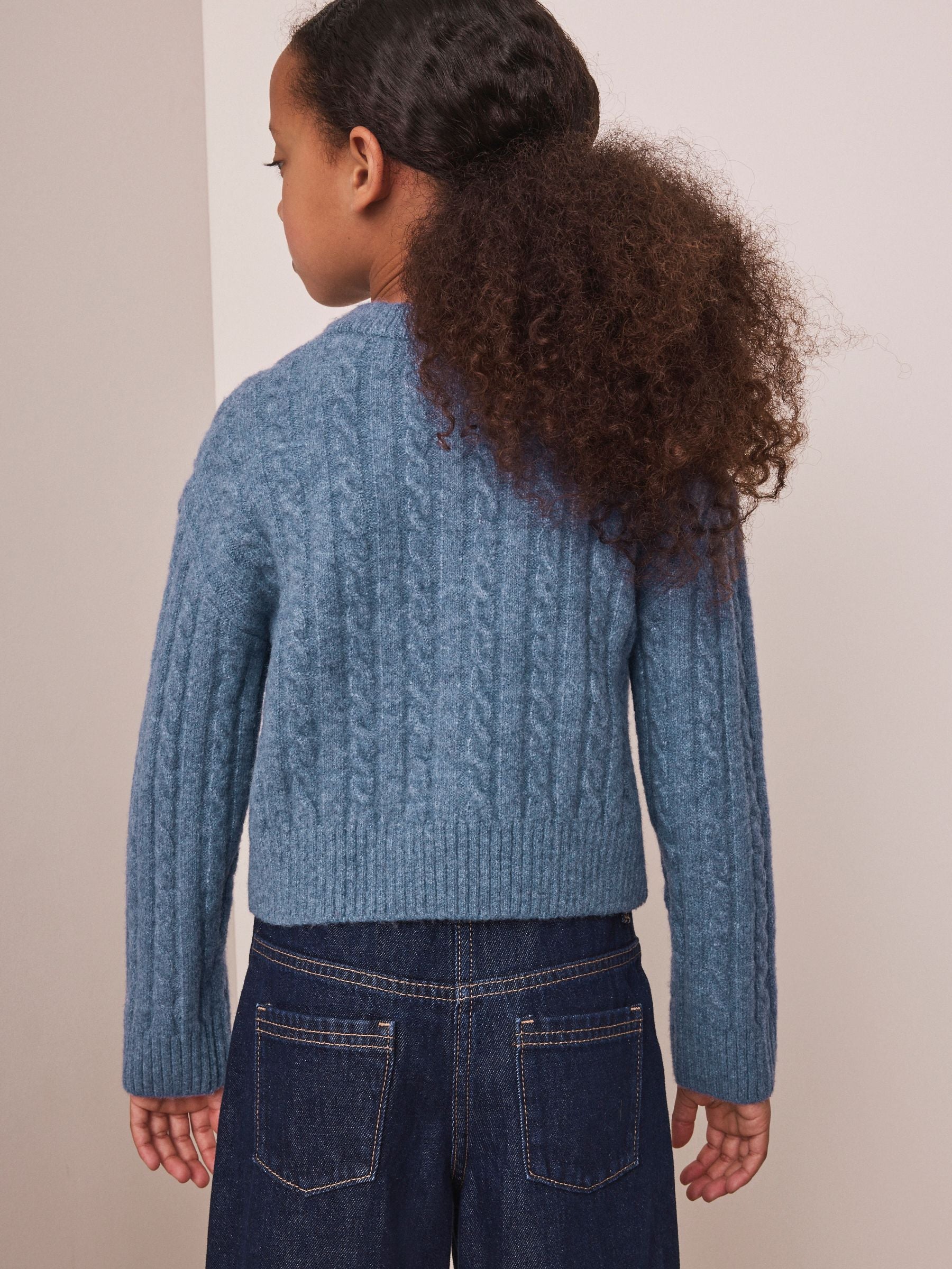 Dsiney Kidz - Blue Cable Cardigan (3-16yrs) image 3
