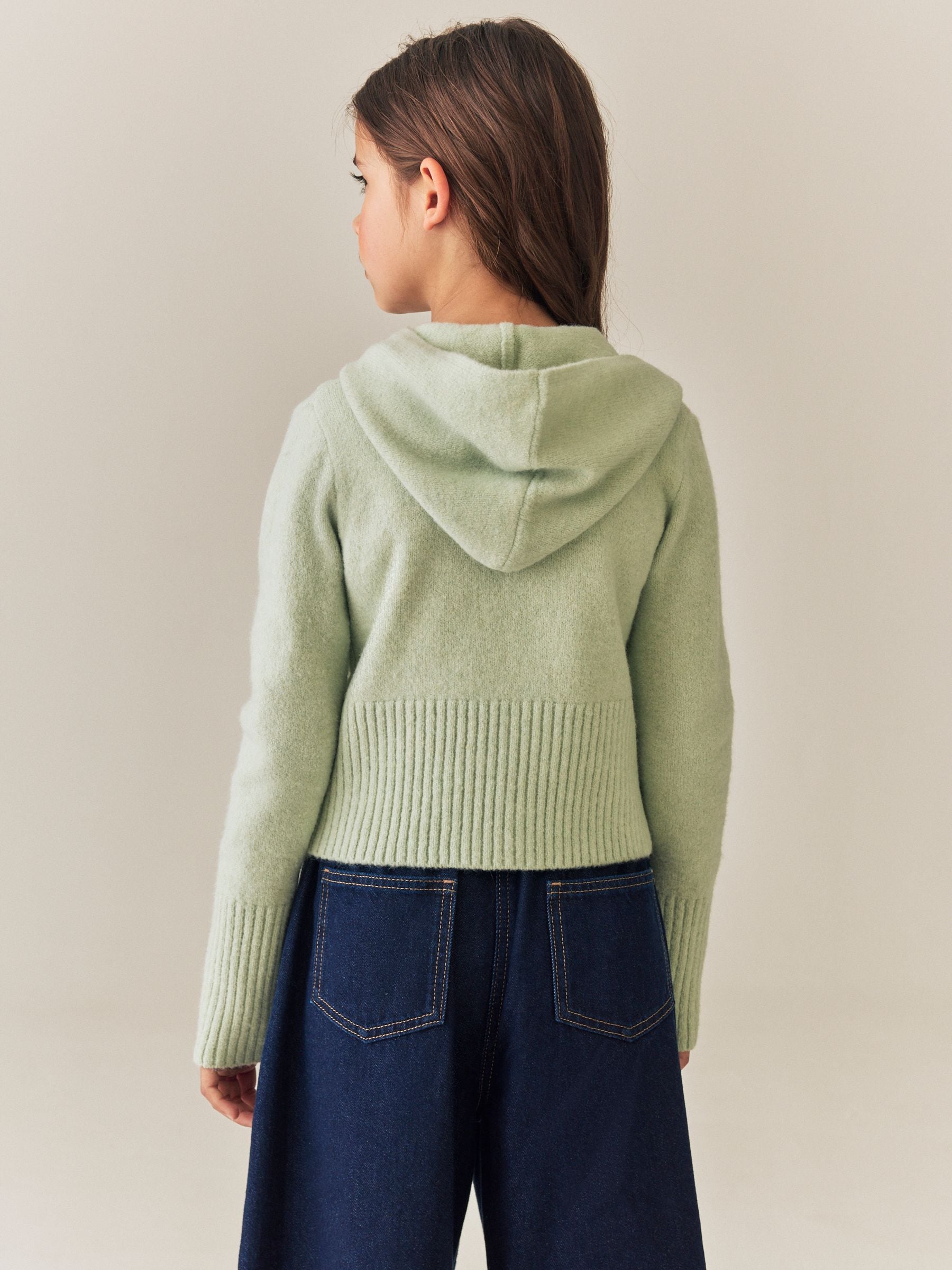 Dsiney Kidz - Green Knitted Hoodie (3-16yrs) image 3