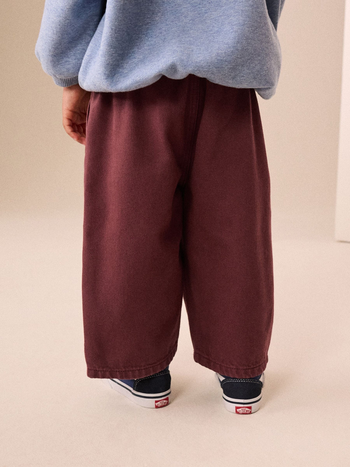 Dsiney Kidz - Burgundy Red Pull On Wide Trousers (3mths-7yrs) image 4