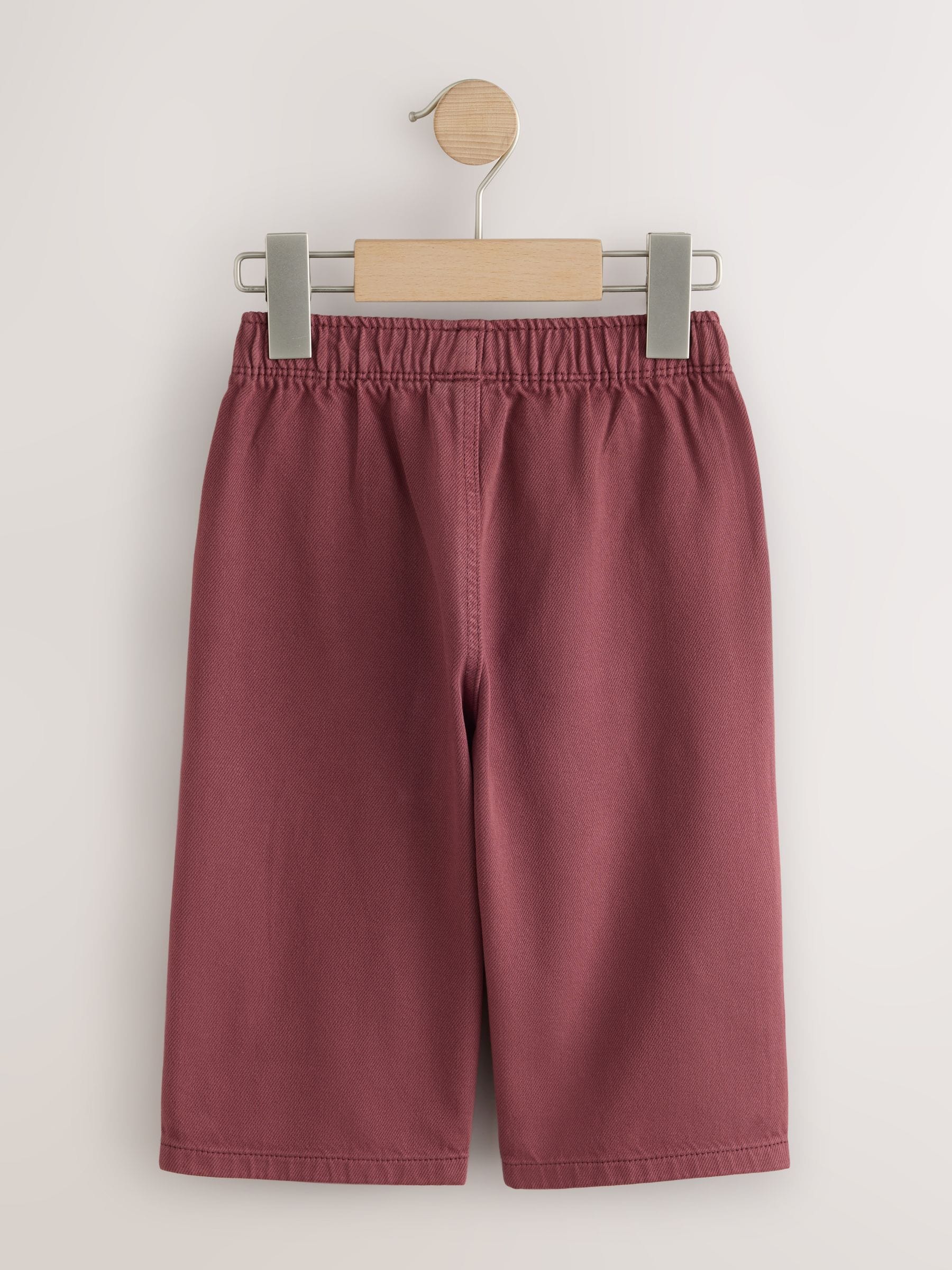Dsiney Kidz - Burgundy Red Pull On Wide Trousers (3mths-7yrs) image 6