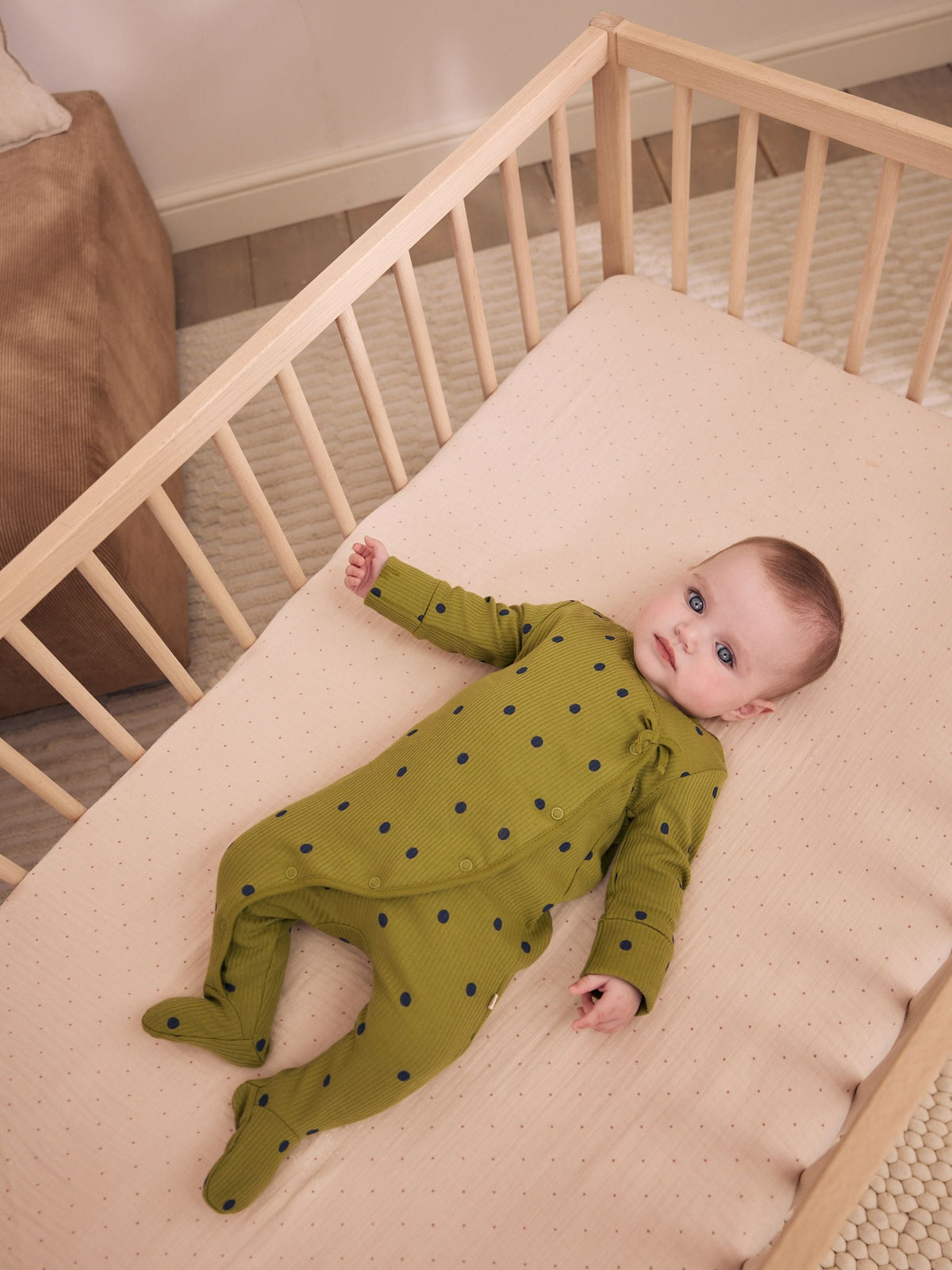 Dsiney Kidz - Green Floral Wrap Baby Sleepsuits 4 Pack (0mths-2yrs) image 2