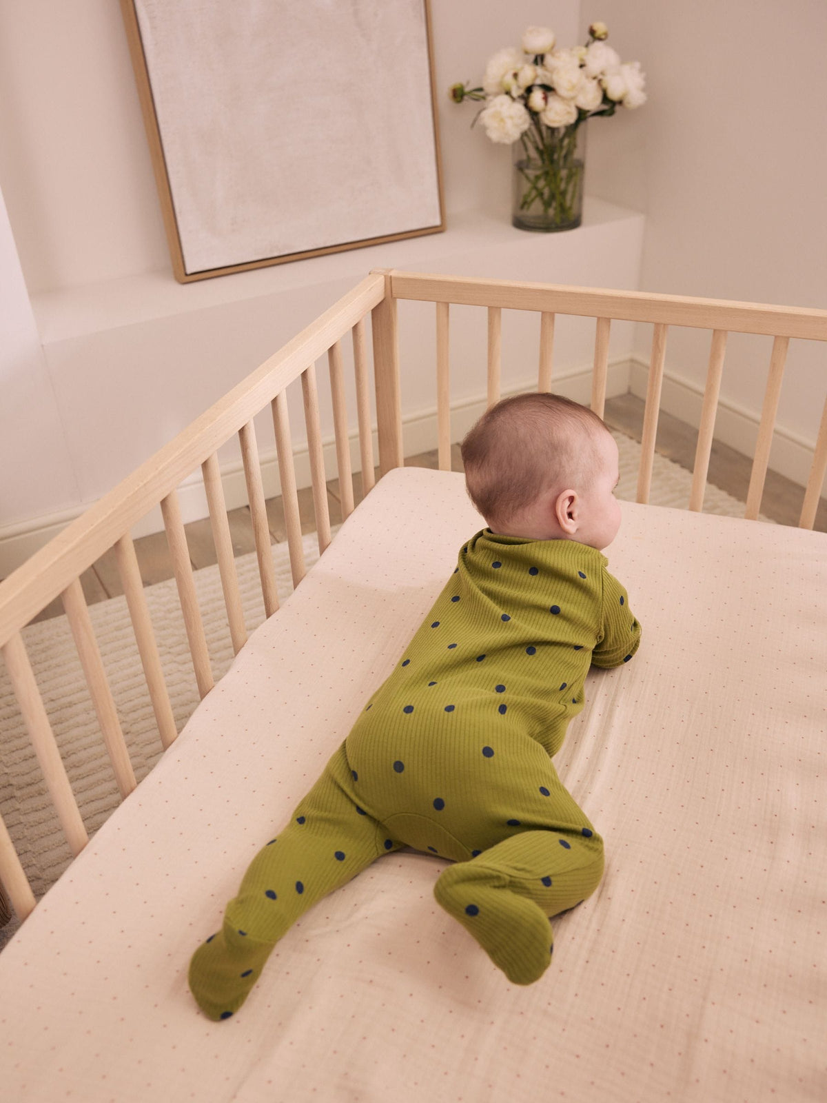 Dsiney Kidz - Green Floral Wrap Baby Sleepsuits 4 Pack (0mths-2yrs) image 3