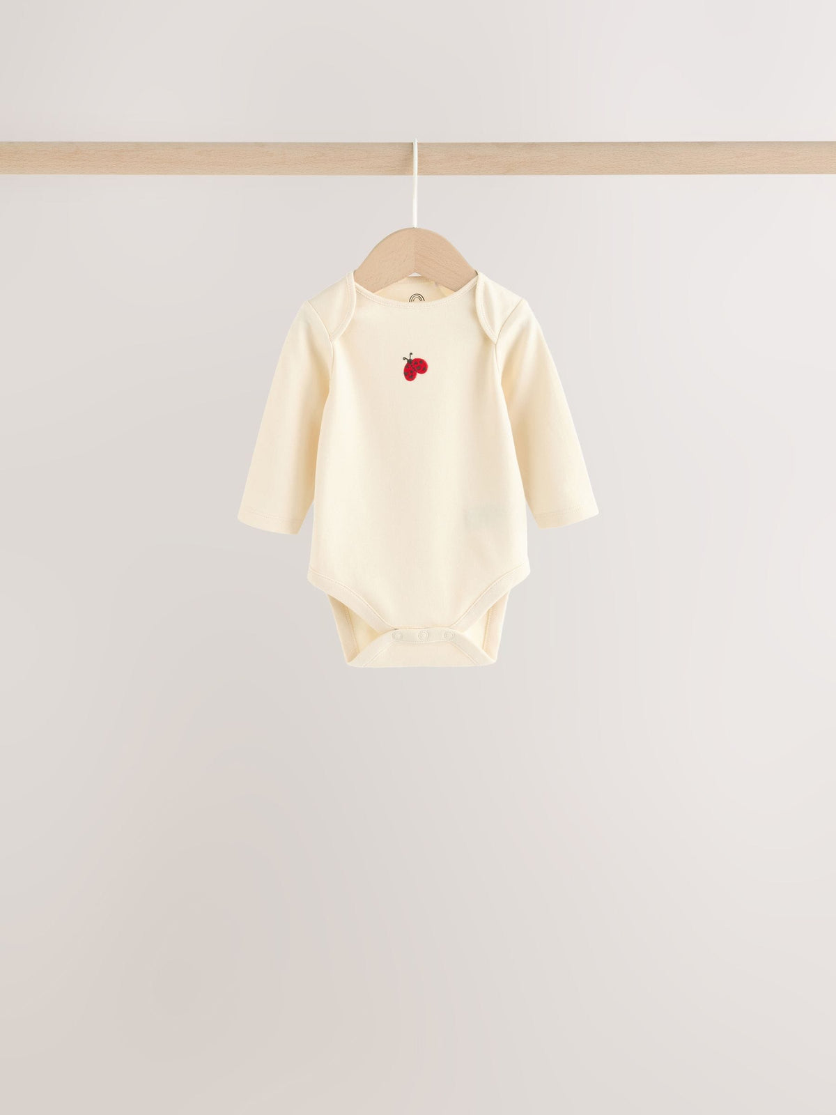 Dsiney Kidz - Red Ladybird Long Sleeve Baby Bodysuits 5 Pack image 5