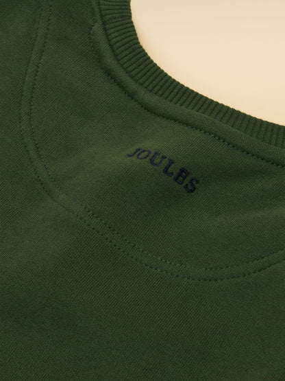 Joules Kids' Hudson Green Applique Sweatshirt - image 4