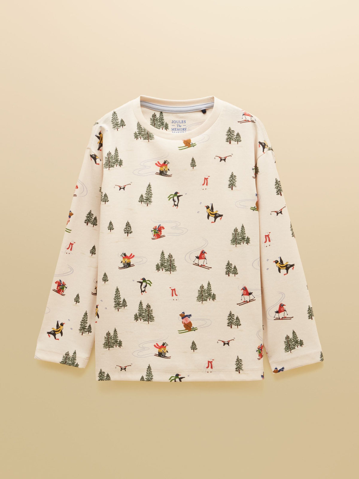 Joules Boys' Kipwell Cream Long Sleeve Pyjama Set - image 2