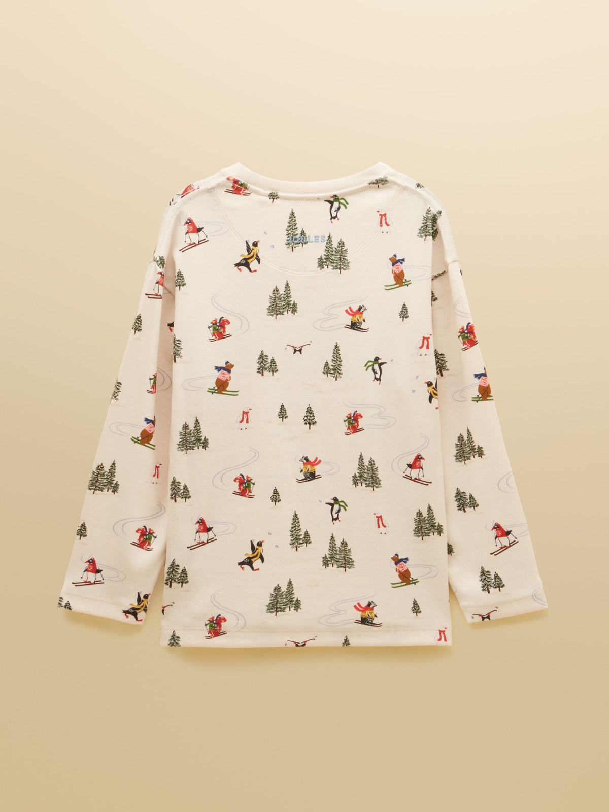 Joules Boys' Kipwell Cream Long Sleeve Pyjama Set - image 3